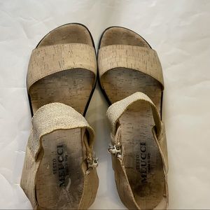 Sesto Meucci Eirlys Milky Cork Sandals